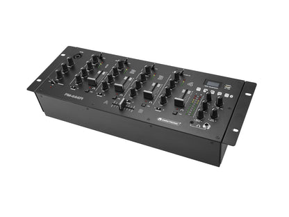 OMNITRONIC PM-444Pi 4-Kanal-DJ-Mixer mit Player & USB-Interface