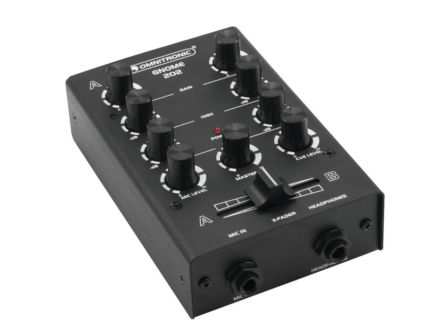 OMNITRONIC GNOME-202 Mini-Mixer schwarz