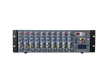 OMNITRONIC RM-1422FX USB Rack-Mixer