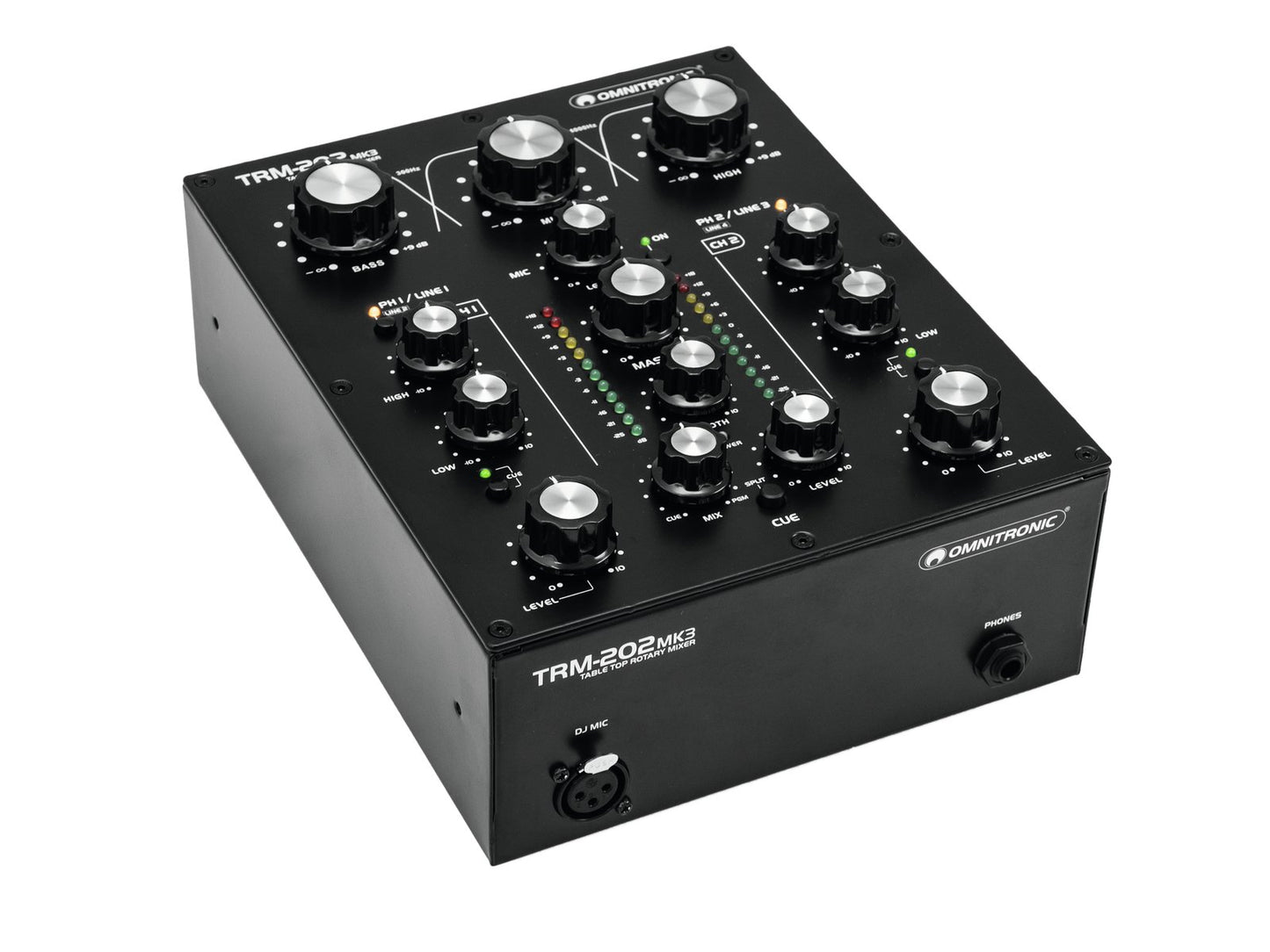 OMNITRONIC TRM-202MK3 2-Kanal Rotary-Mixer