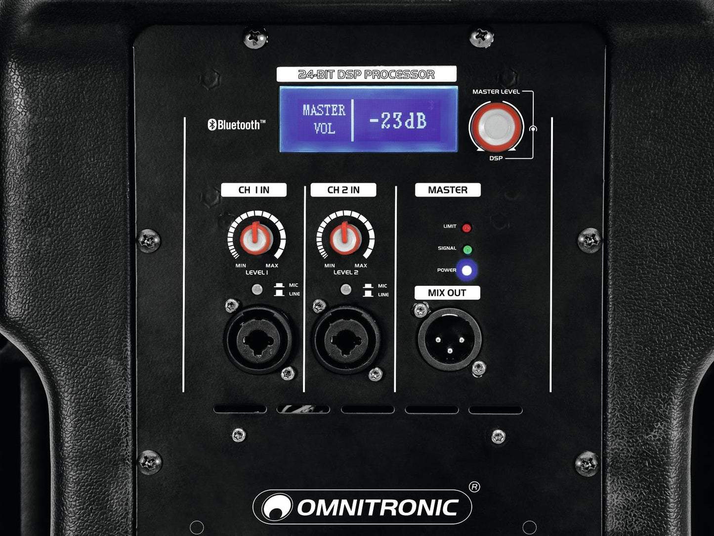 OMNITRONIC XKB-212A 2-Wege Lautsprecher aktiv DSP