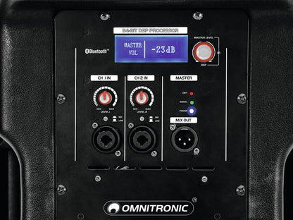 OMNITRONIC XKB-212A 2-Wege Lautsprecher aktiv DSP