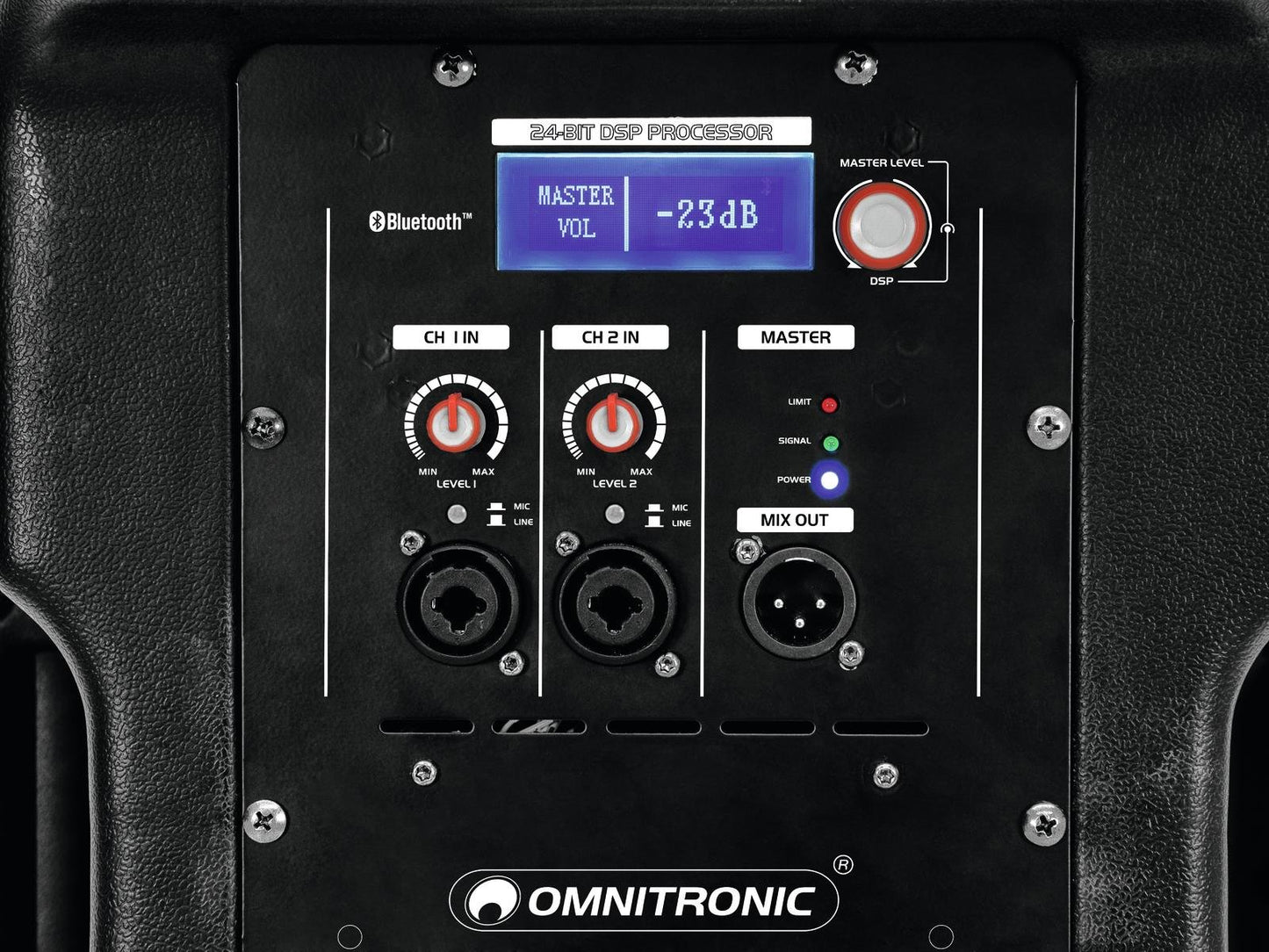 OMNITRONIC XKB-215A 2-Wege Lautsprecher aktiv DSP