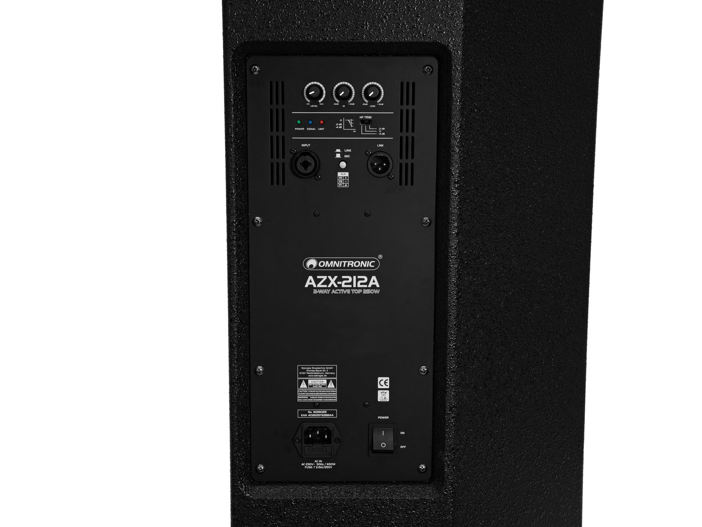 OMNITRONIC AZX-212A 2-Wege Top aktiv 250W