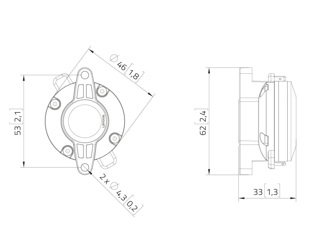 LAVOCE DN07.10LM 07 Zoll  Kompressionstreiber Neodym