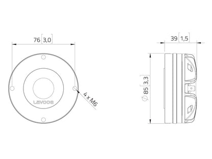 LAVOCE DN10.172K 1 Zoll  Kompressionstreiber Neodym