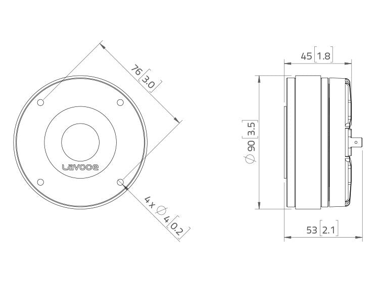 LAVOCE DF10.14-16 1 Zoll  Kompressionstreiber Ferrit