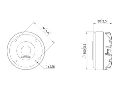 LAVOCE DF10.171K 1 Zoll  Kompressionstreiber Ferrit