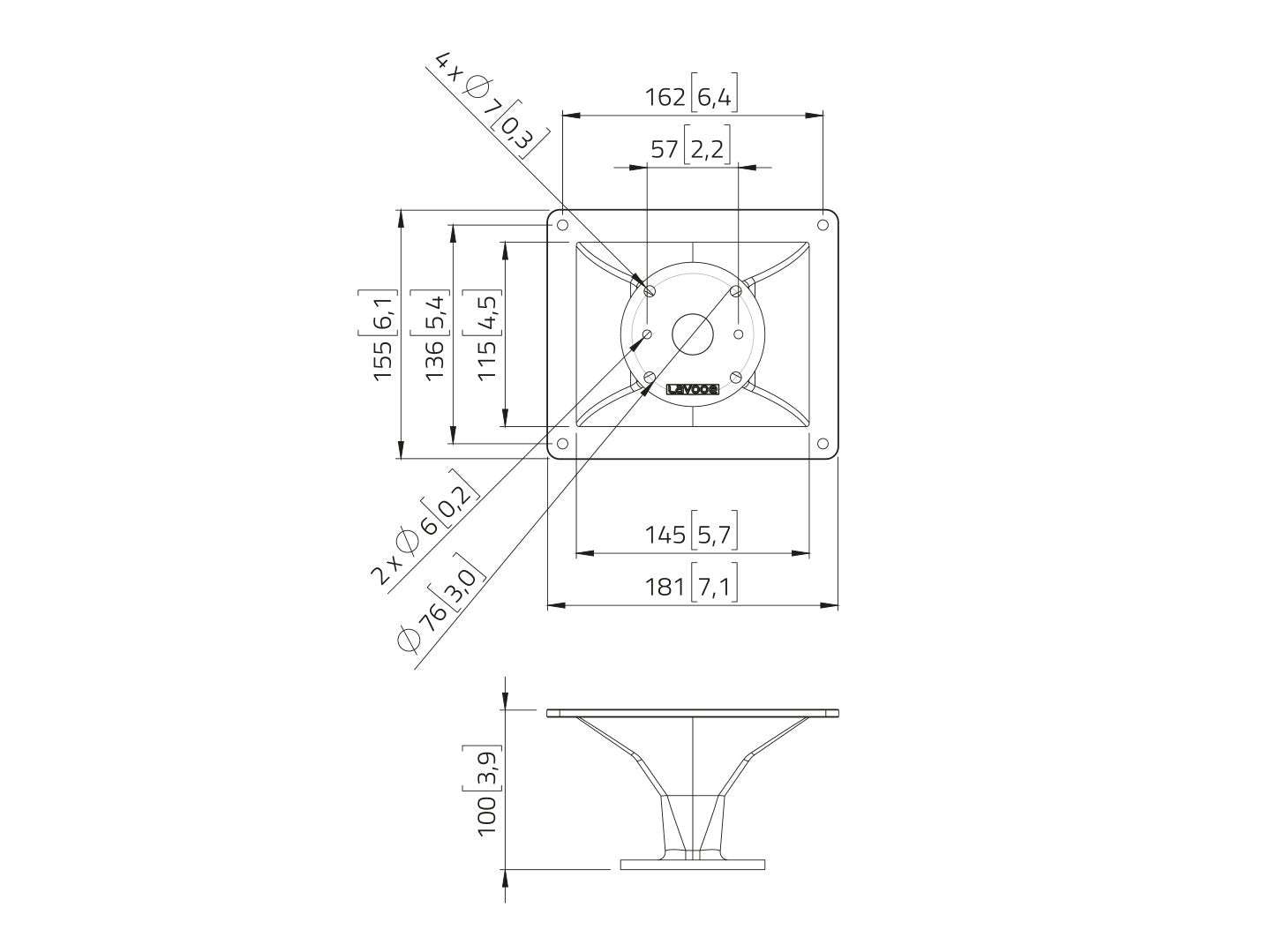 LAVOCE HD1004 1 Zoll  Aluminiumhorn