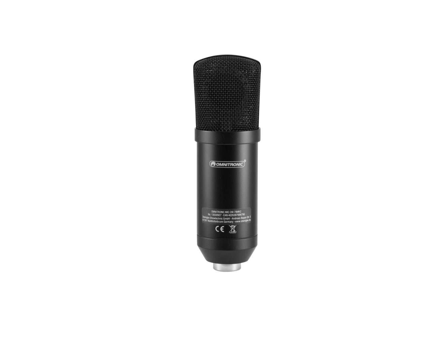 OMNITRONIC MIC CM-78MK2 Großmembran-Kondensatormikrofon