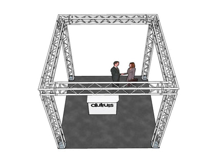 ALUTRUSS Traversenset QUADLOCK 6082 Quadrat 4x4x35m (BxTxH)