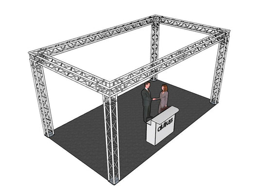 ALUTRUSS Traversenset QUADLOCK 6082 Rechteck 7x4x35m (BxTxH)