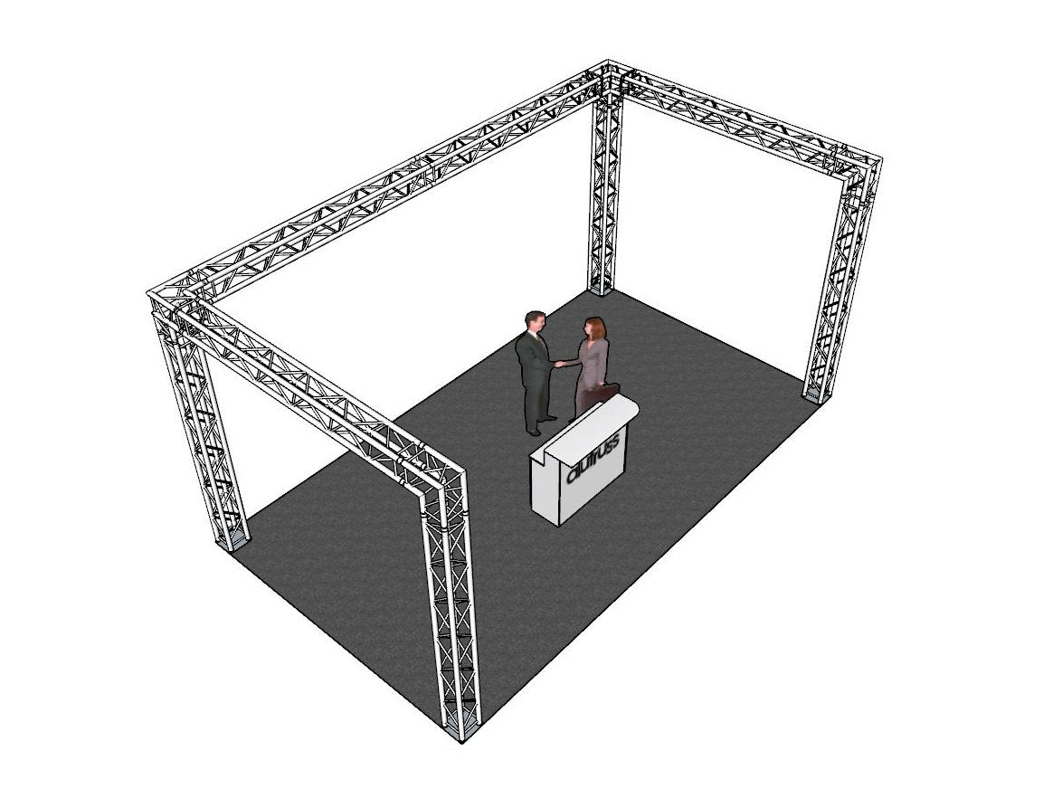 ALUTRUSS Traversenset QUADLOCK 6082 U-Form 7x4x35m (BxTxH)