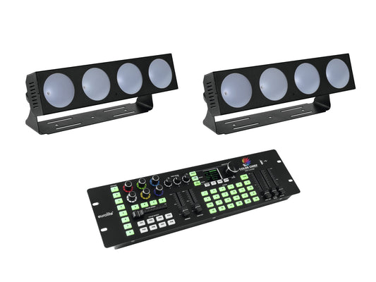 EUROLITE Set 2x LED CBB-4 + DMX LED Color Chief Controller