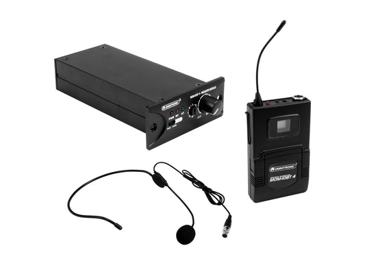 OMNITRONIC Set MOM-10BT4 Empfangsmodul + Taschensender + Headset-Mikrofon