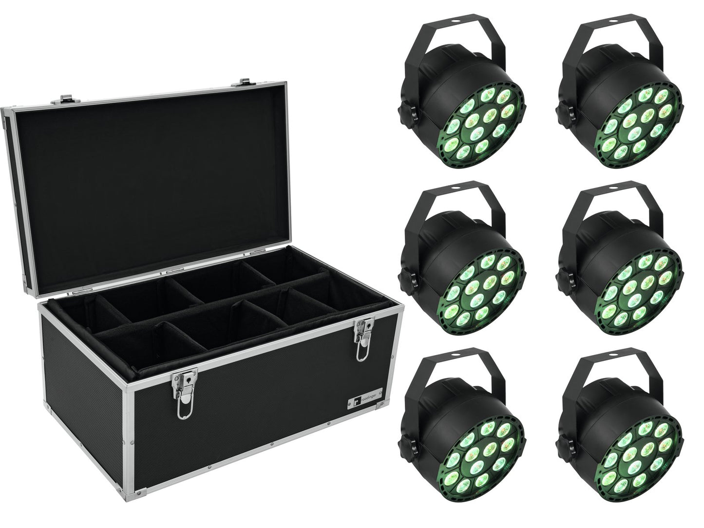 EUROLITE Set 6x LED PARty TCL Spot + Case TDV-1