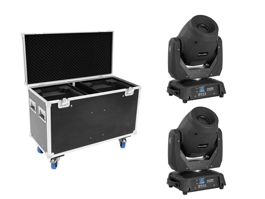 EUROLITE Set 2x LED TMH-X12 + EU Case