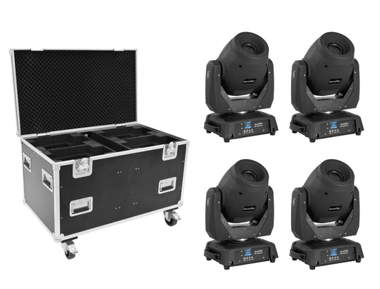 EUROLITE Set 4x LED TMH-X12 + EU Case