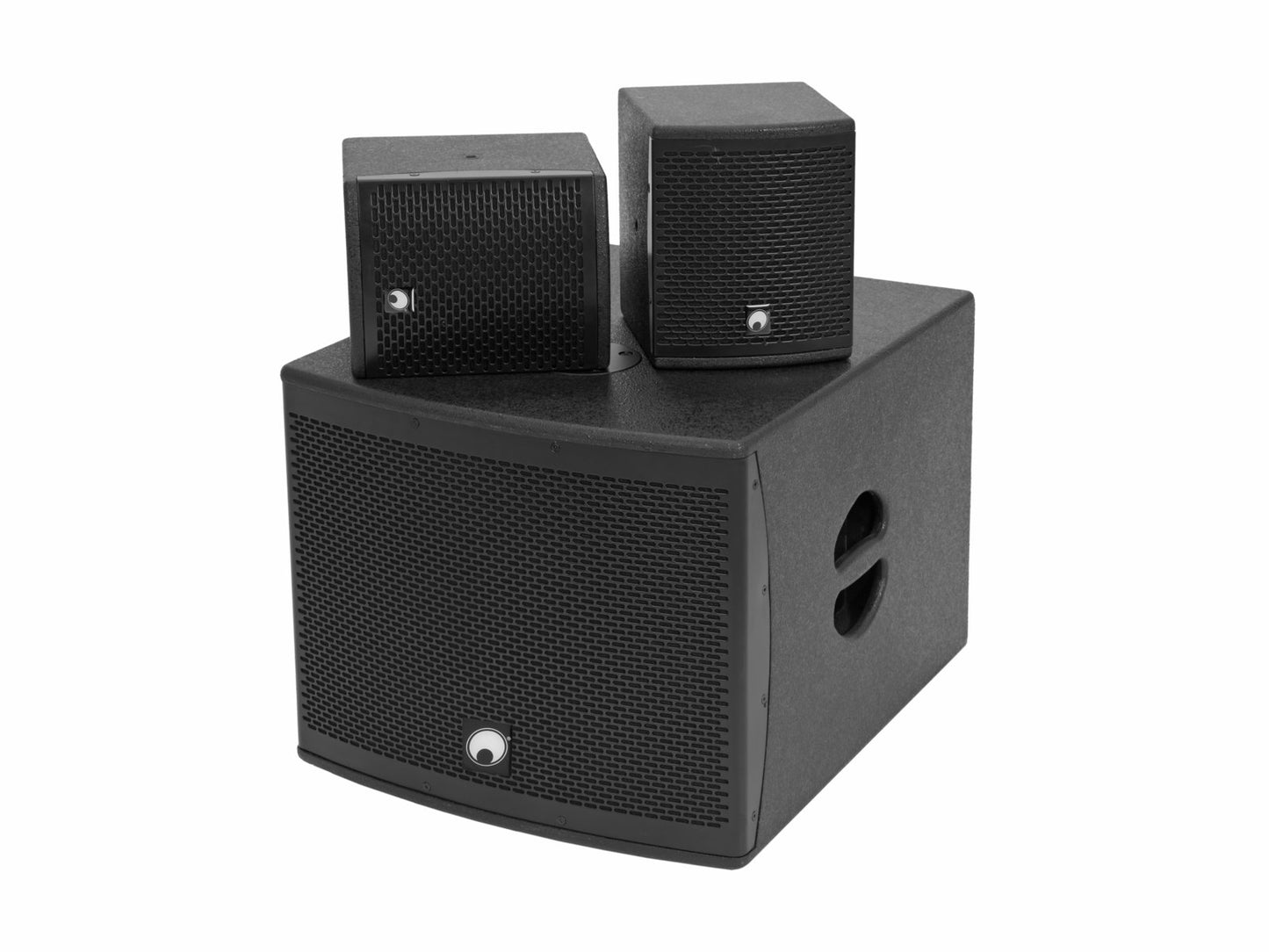 OMNITRONIC Set MOLLY-12A Subwoofer aktiv + 2x MOLLY-6 Top 8 Ohm schwarz