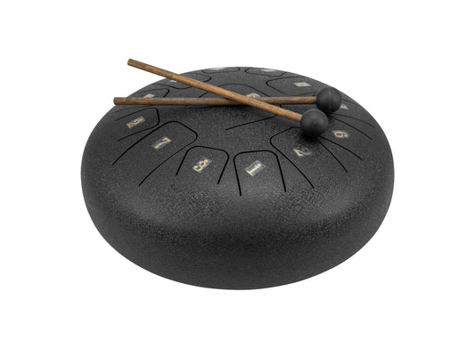 DIMAVERY TD-12 Steel Tongue Drum schwarz