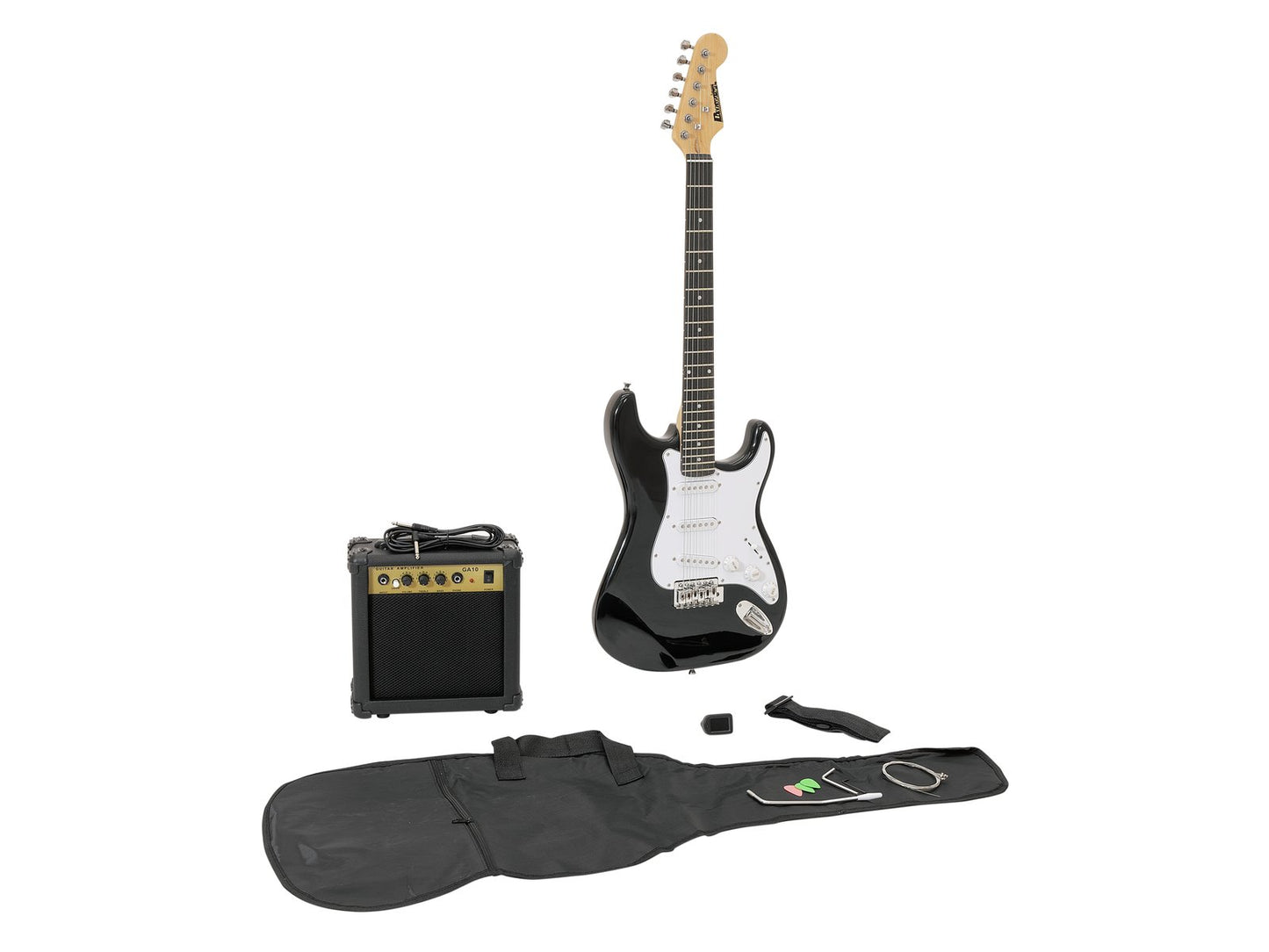 DIMAVERY EGS-1 E-Gitarren-Set schwarz