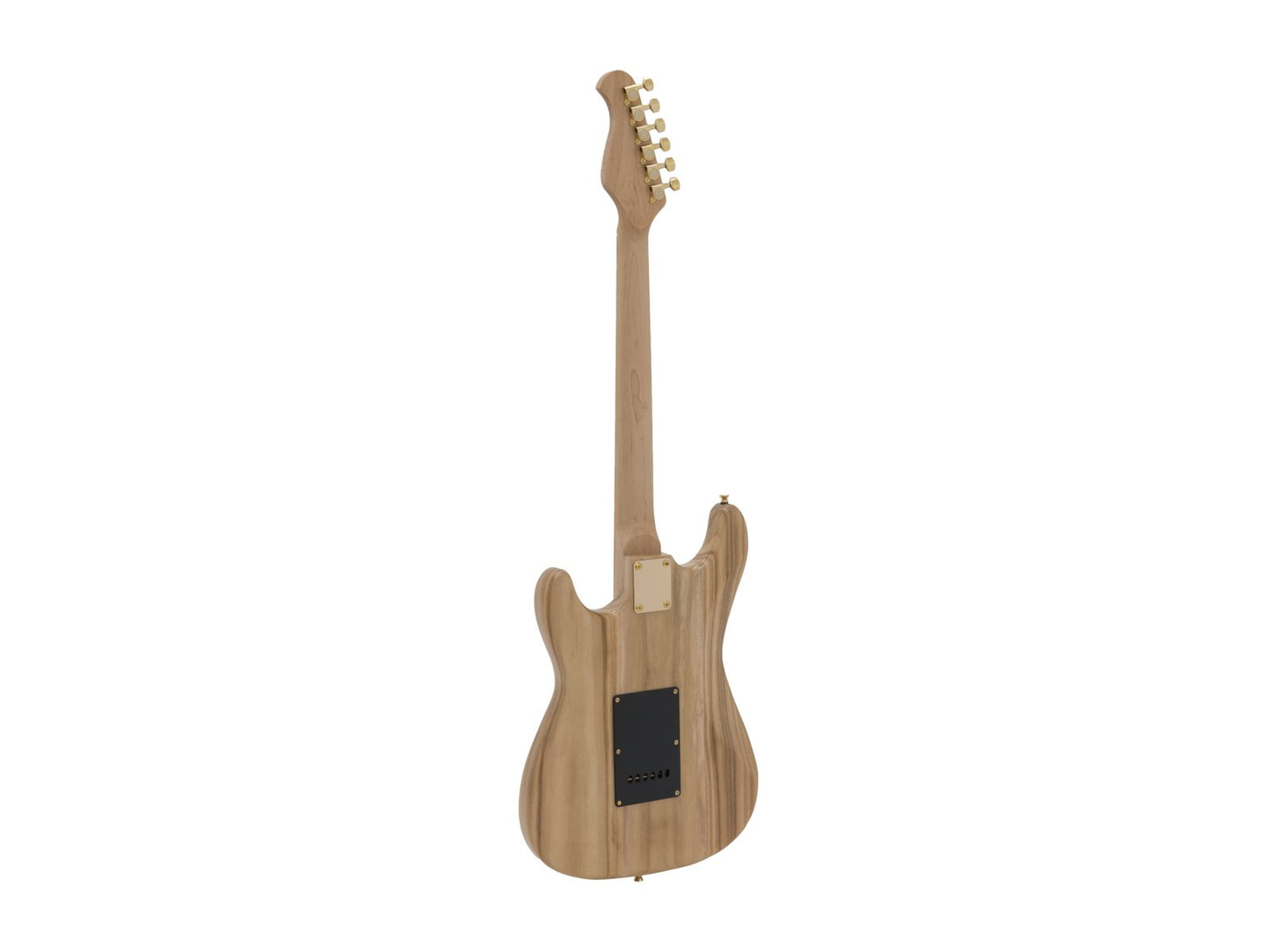 DIMAVERY ST-303 E-Gitarre natur