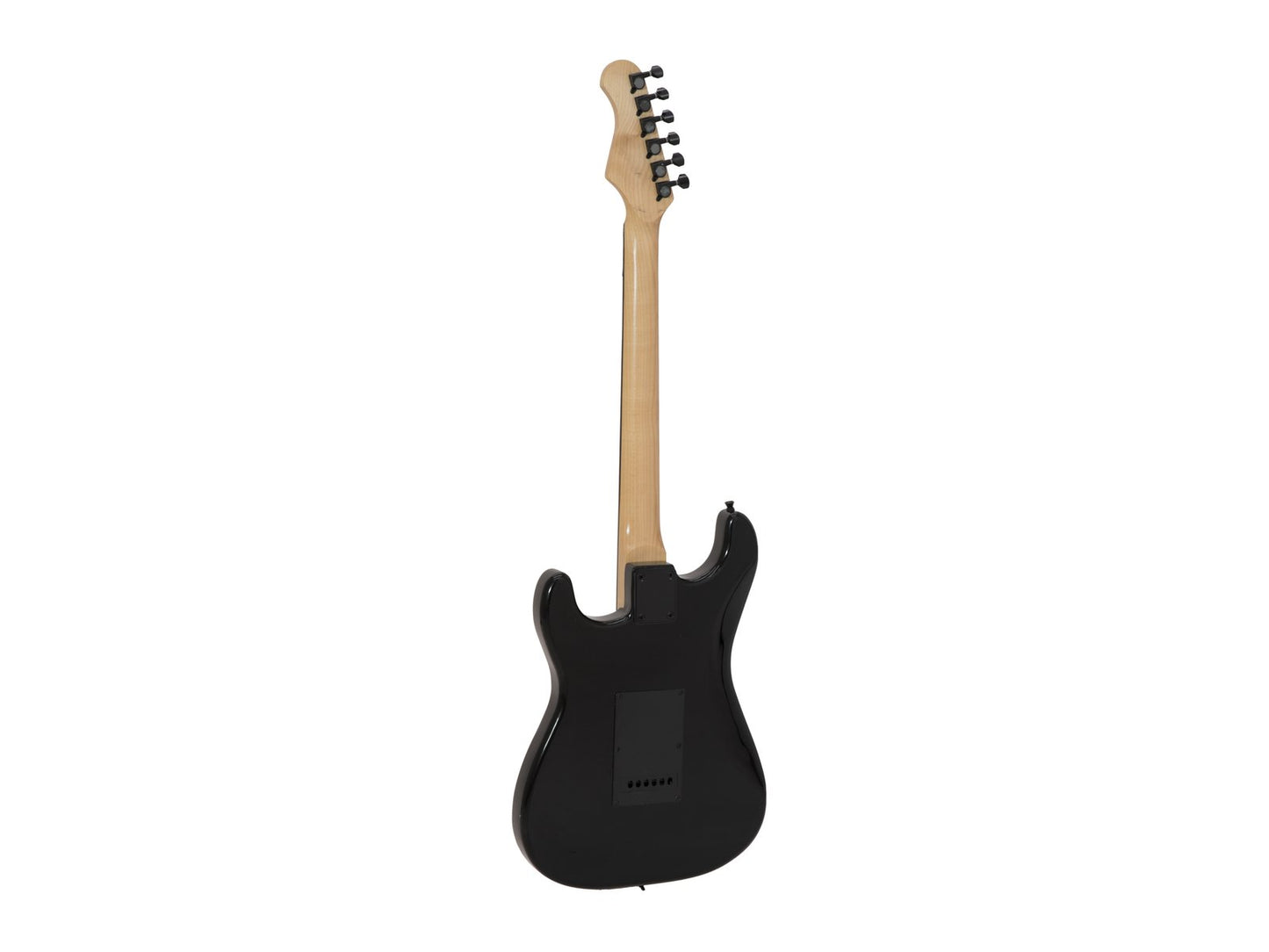 DIMAVERY ST-203 E-Gitarre gothik-schwarz