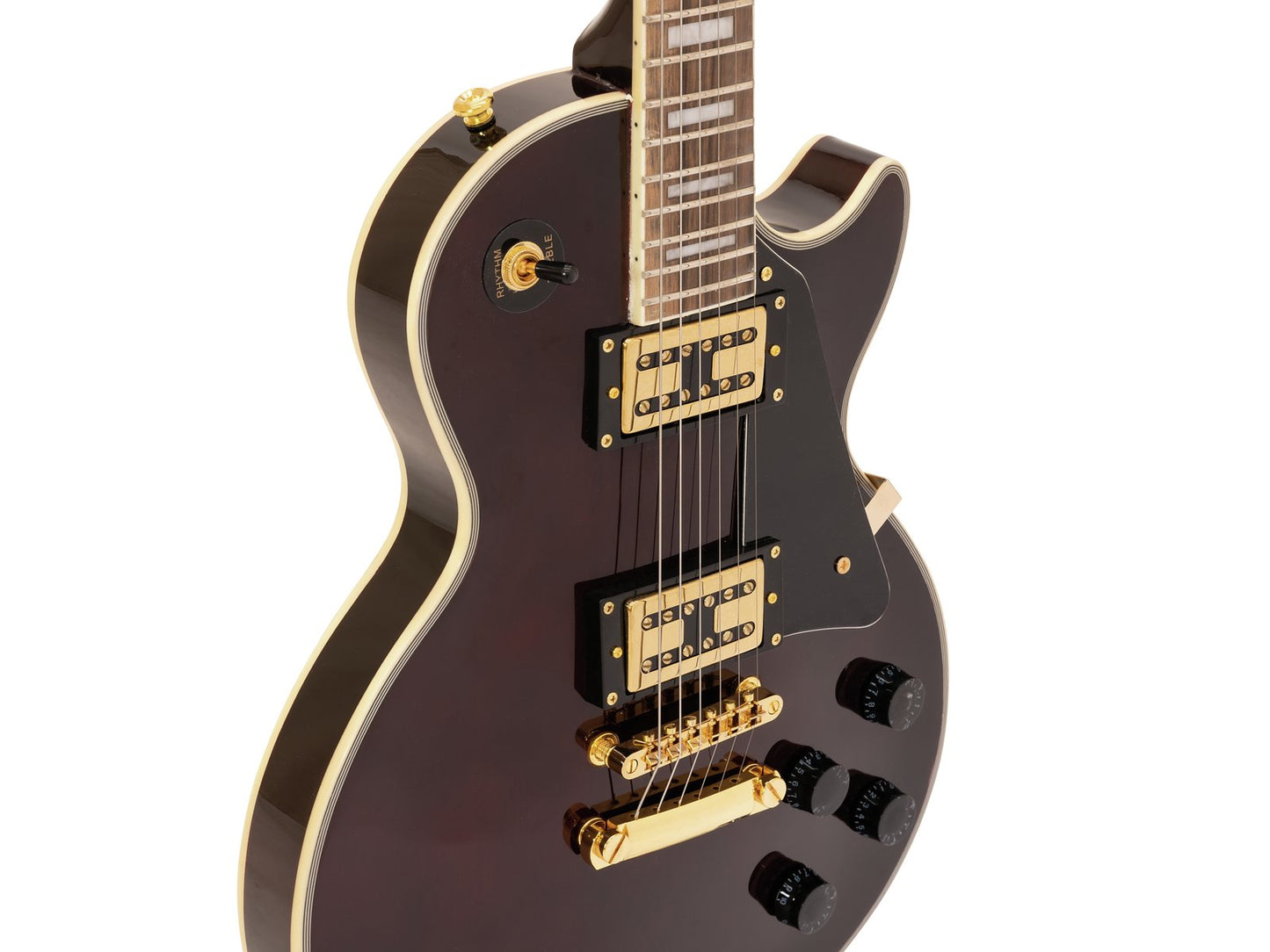 DIMAVERY LP-700 E-Gitarre burgunda