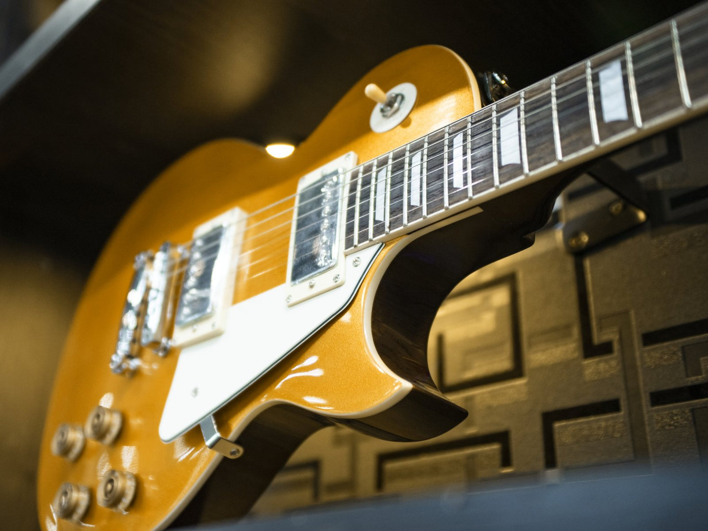 DIMAVERY LP-800 E-Gitarre Goldtop