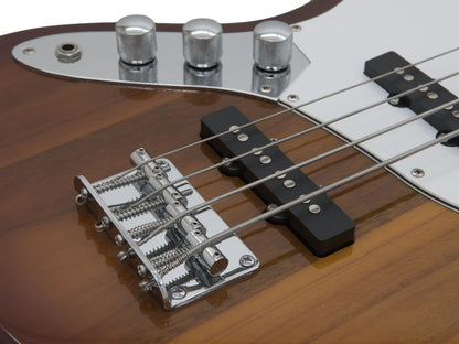 DIMAVERY JB-302 E-Bass LH sunburst