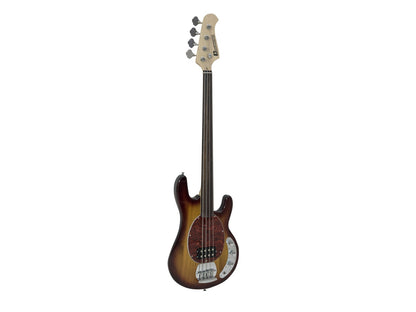 DIMAVERY MM-501 E-Bass fretless tobacco