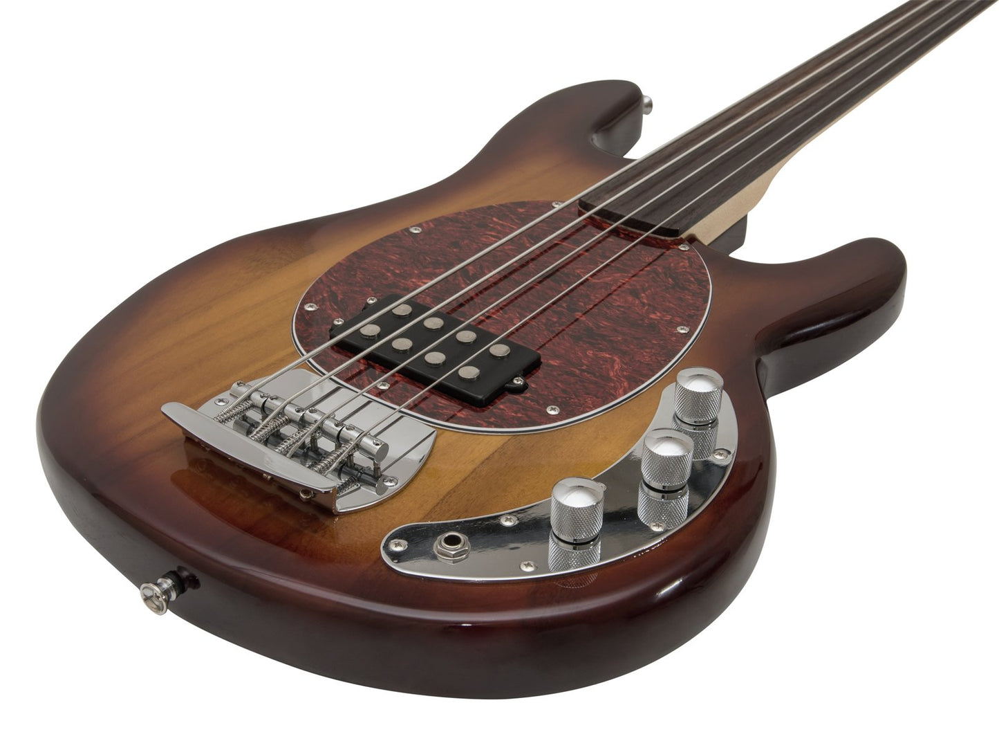 DIMAVERY MM-501 E-Bass fretless tobacco