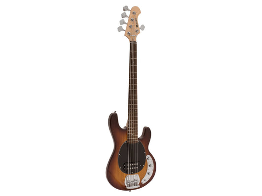 DIMAVERY MM-505 E-Bass 5-saitig sunburst