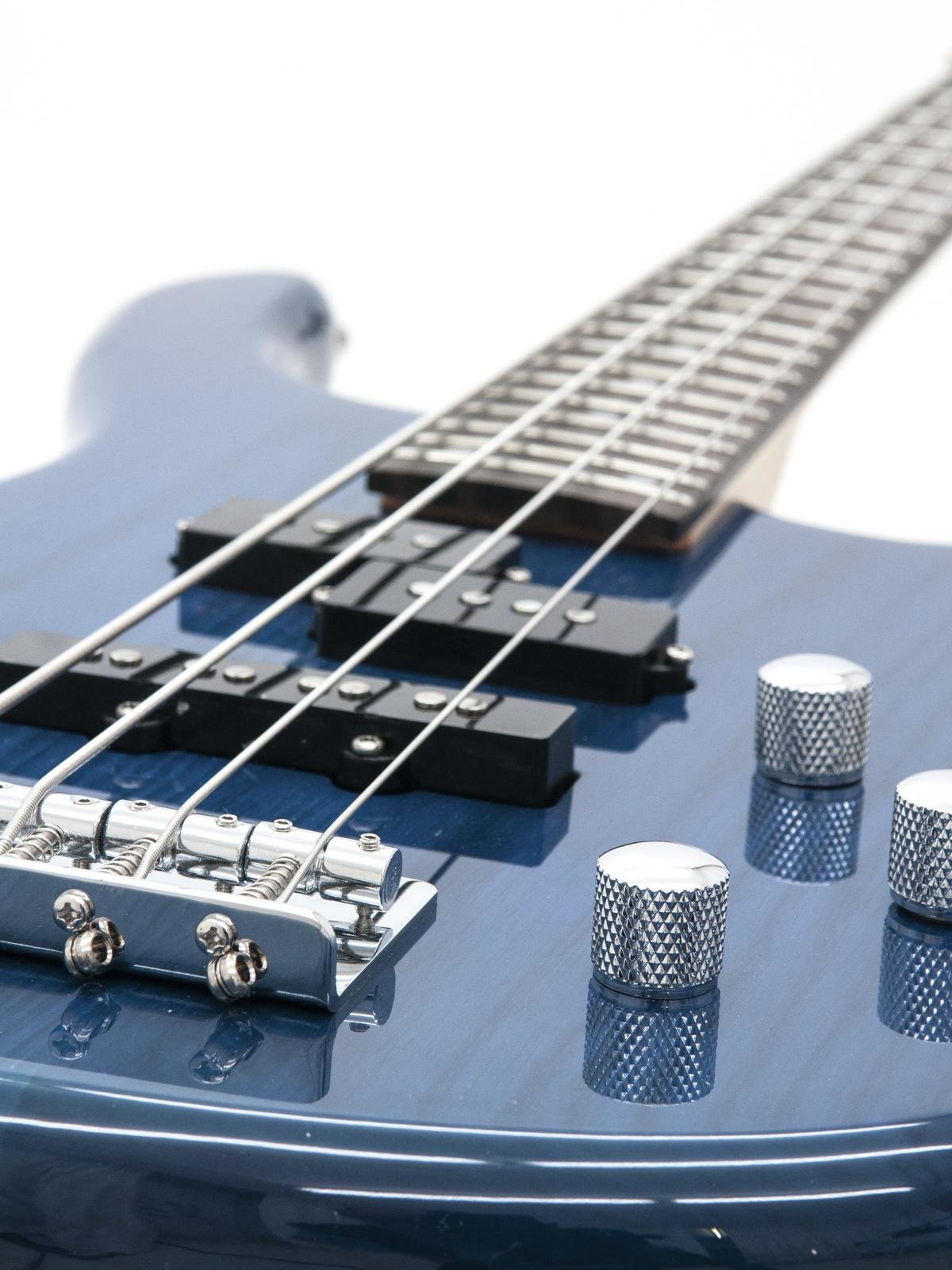 DIMAVERY SB-321 E-Bass blau glänzend