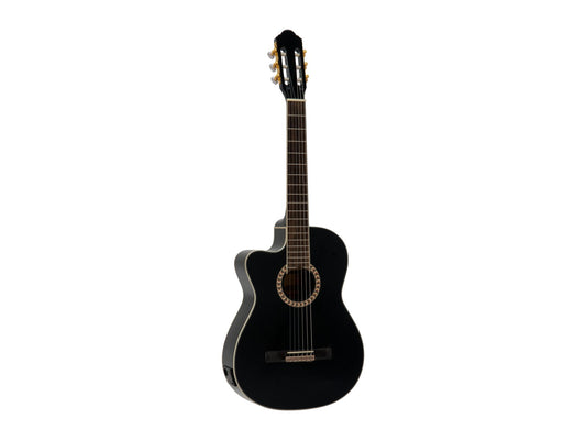 DIMAVERY CN-600L Klassikgitarre schwarz