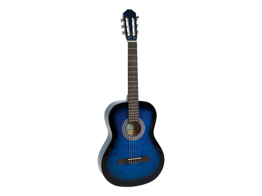 DIMAVERY AC-303 Klassikgitarre blueburst