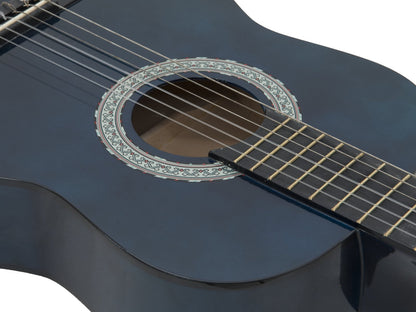 DIMAVERY AC-303 Klassikgitarre 3/4 blau