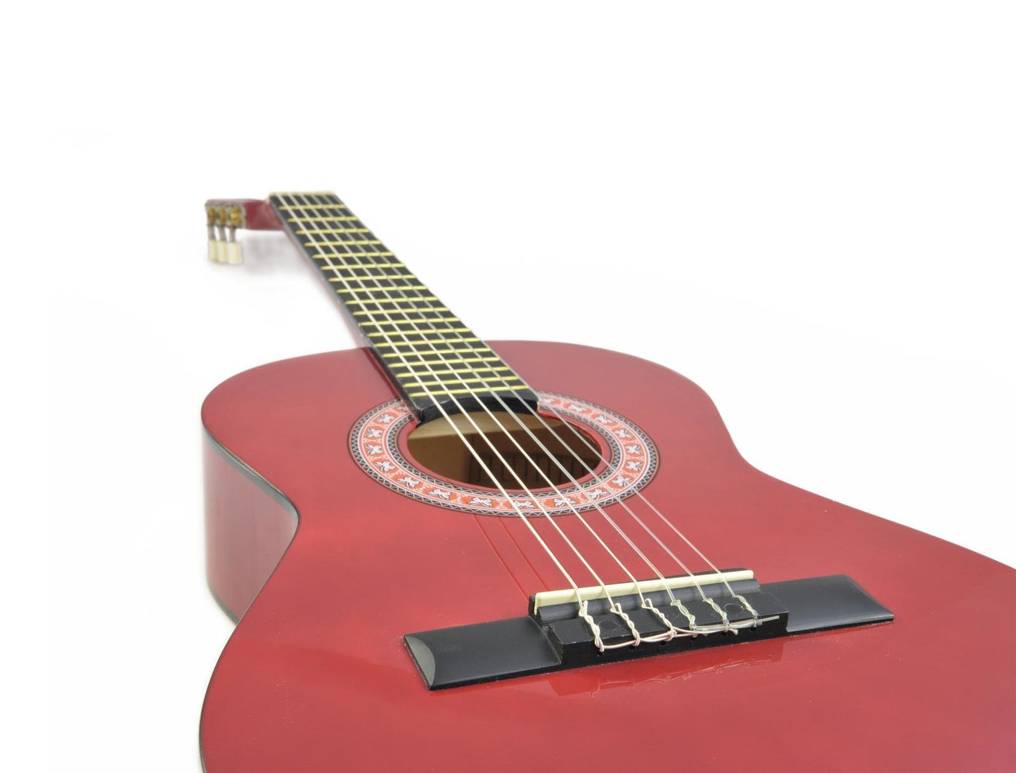 DIMAVERY AC-303 Klassikgitarre 1/2 rot