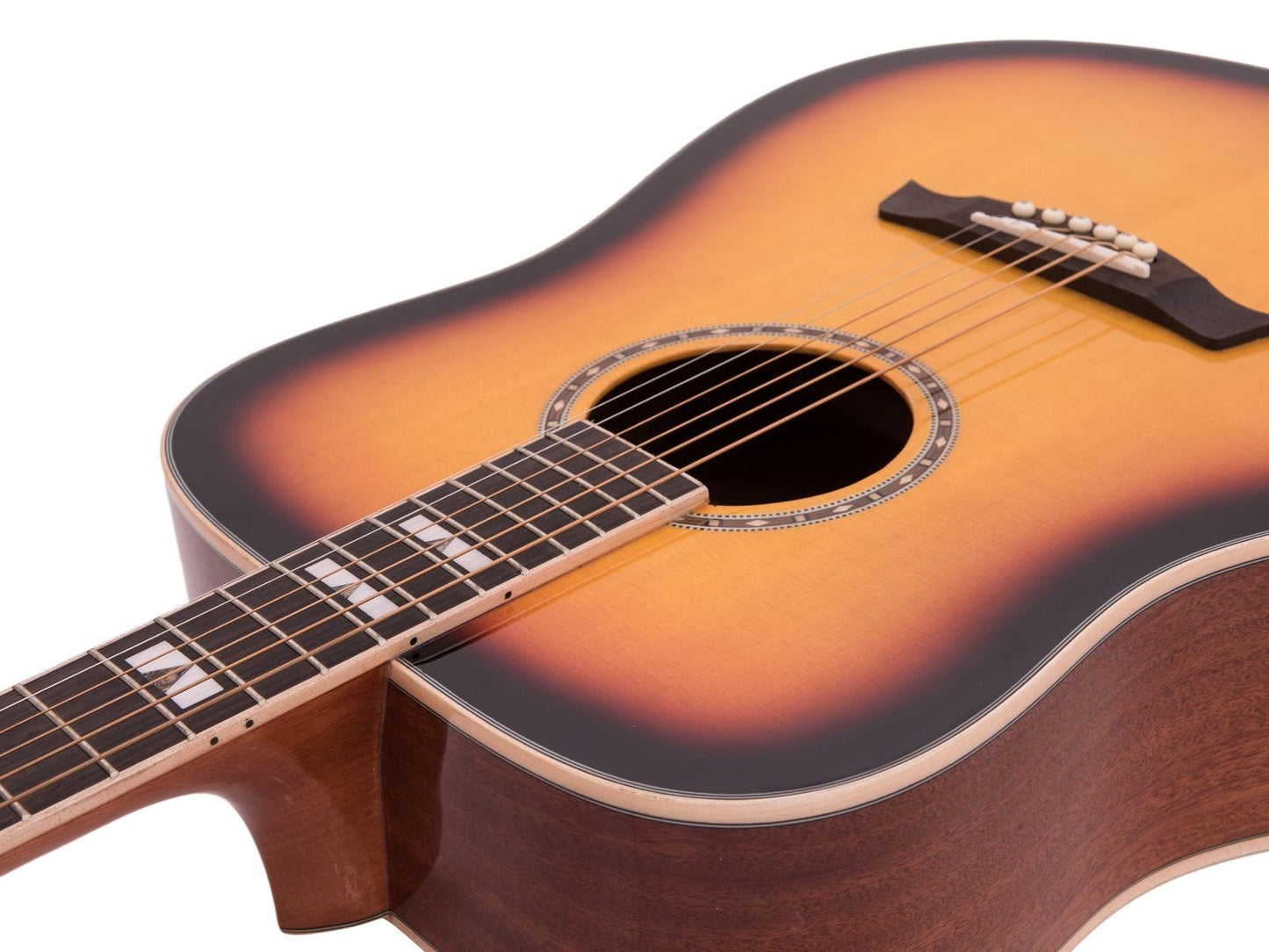 DIMAVERY STW-40 Westerngitarre sunburst