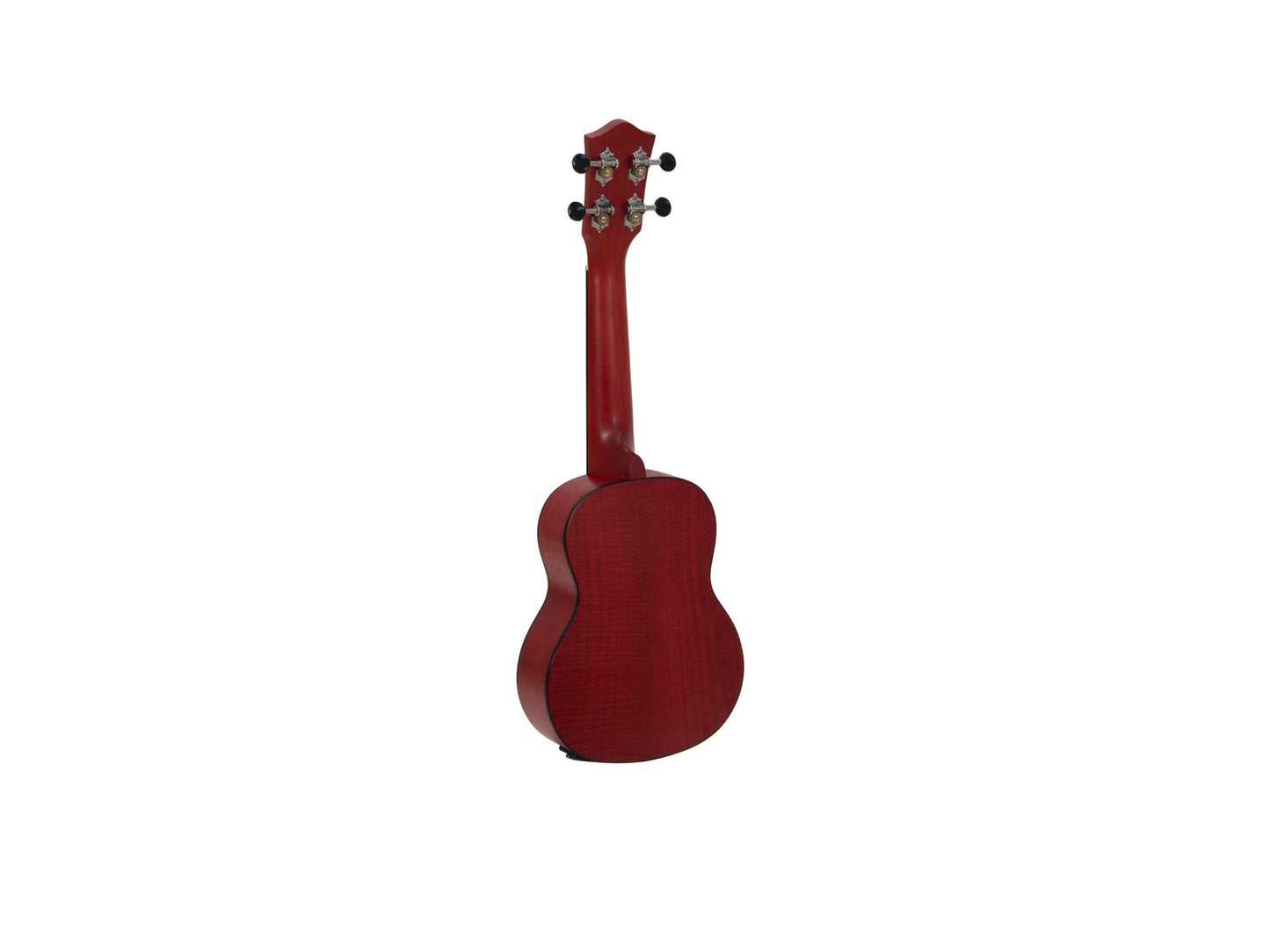 DIMAVERY UK-100 Sopran-Ukulele flamed red