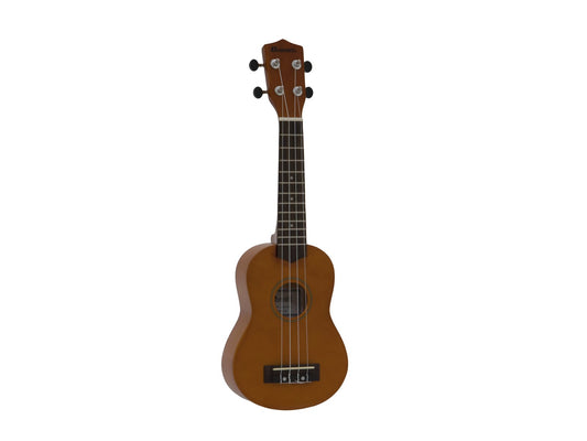 DIMAVERY UK-200 Ukulele Sopran braun