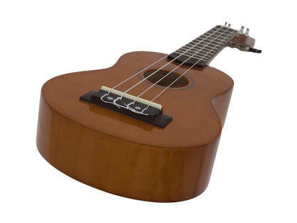 DIMAVERY UK-200 Ukulele Sopran braun