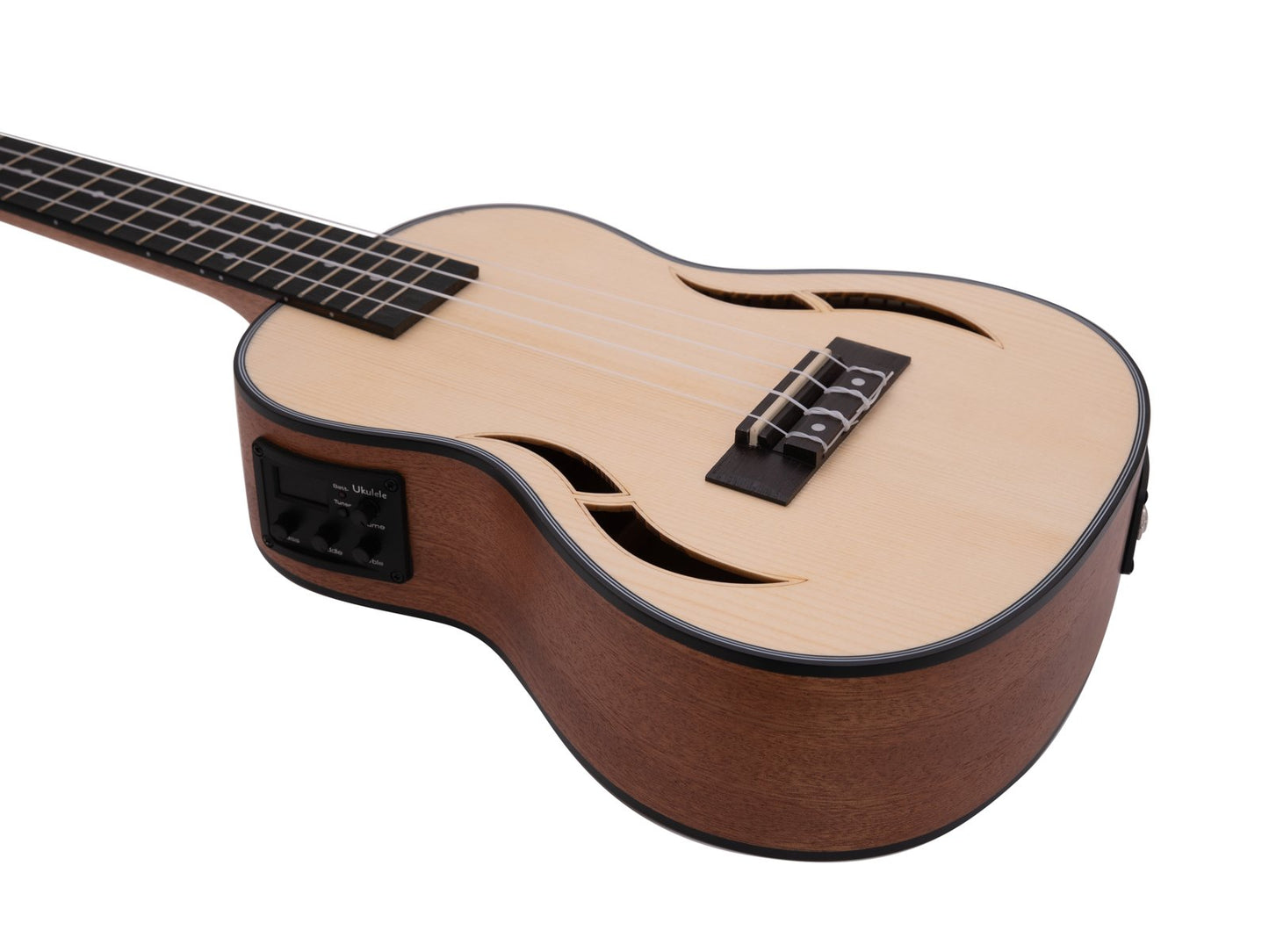 DIMAVERY UK-800 Concert Ukulele Fichte