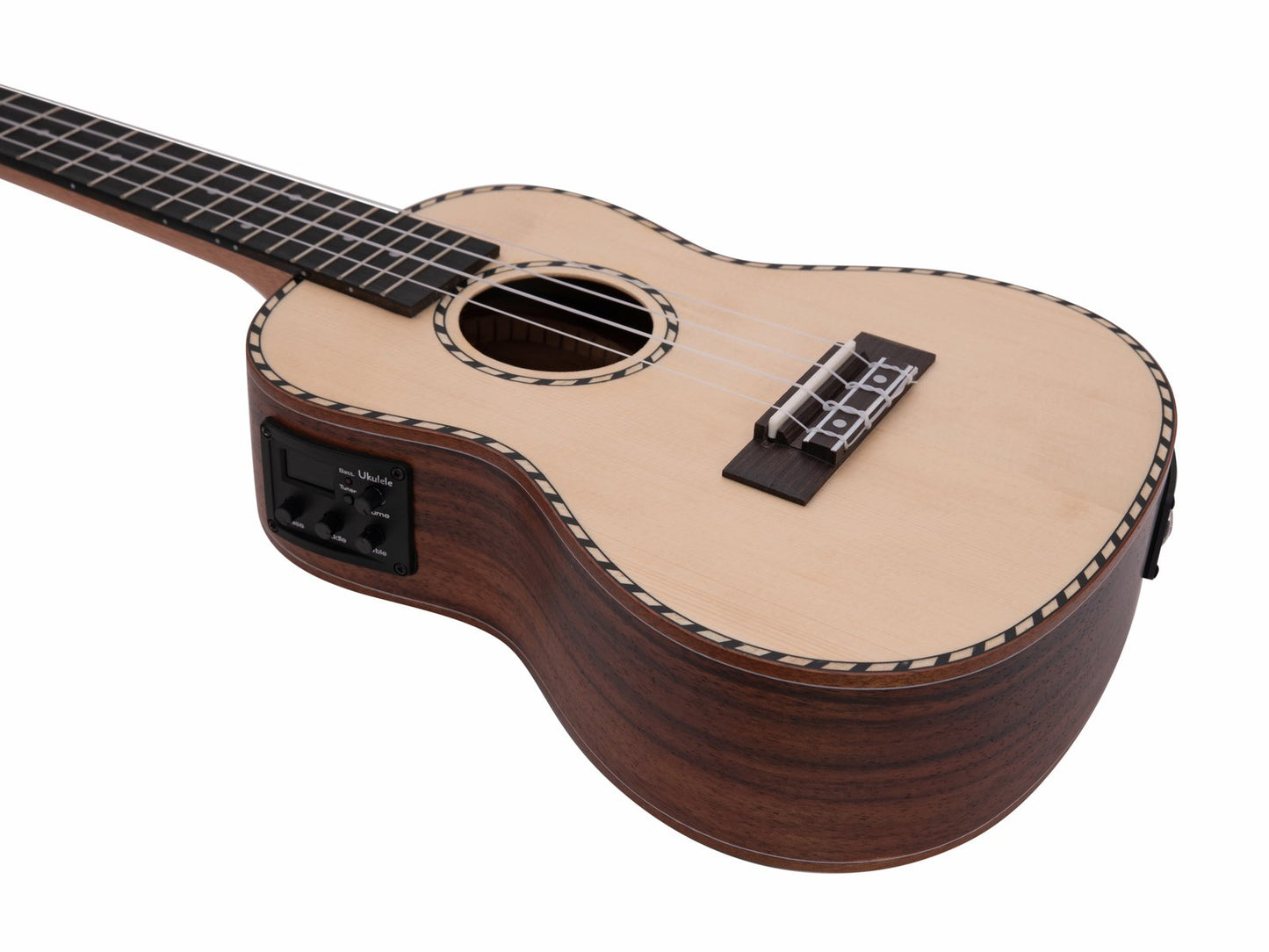 DIMAVERY UK-800 Concert Ukulele Fichte massiv