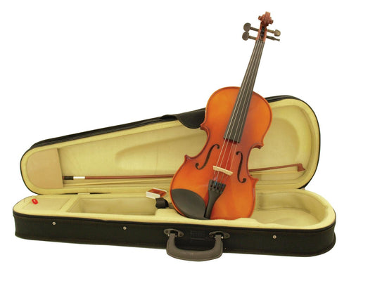 DIMAVERY Violine 4/4 mit Bogen im Case