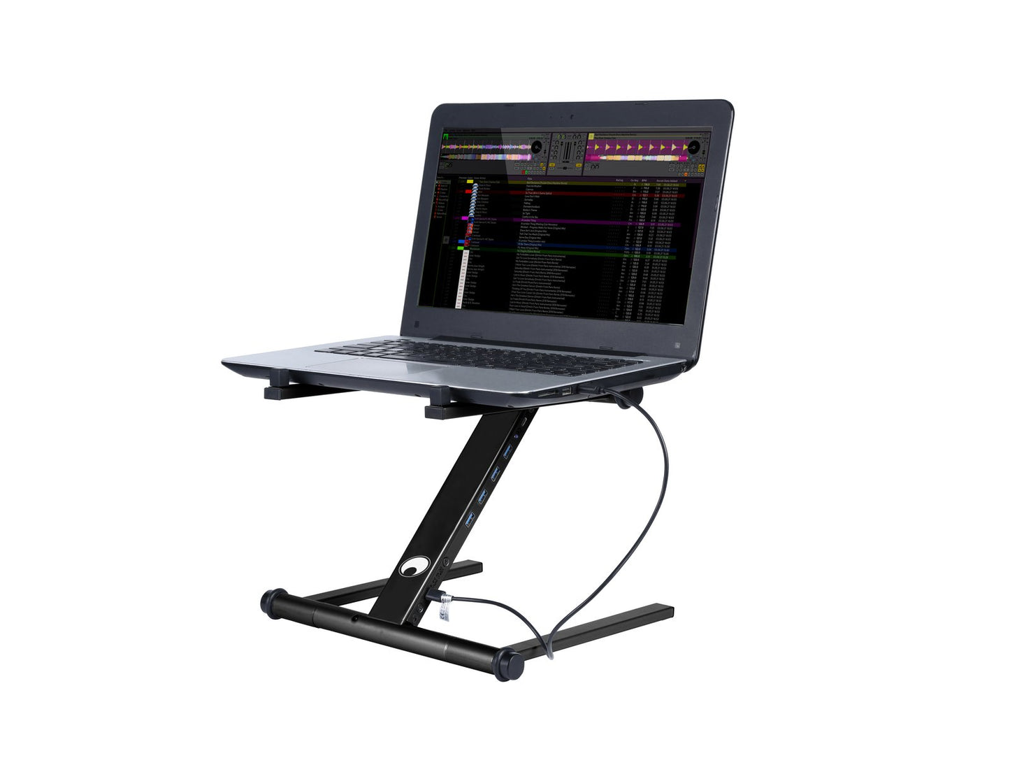 OMNITRONIC SLR-USB Laptop Stand inkl. USB-Hub