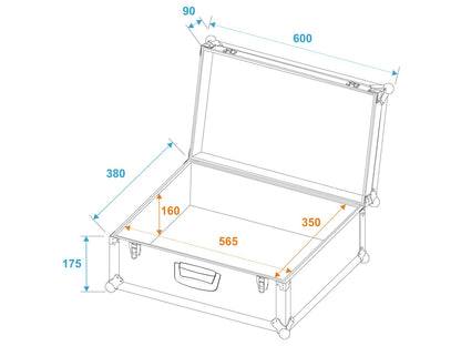 ROADINGER Universal-Koffer-Case Tour Pro alu