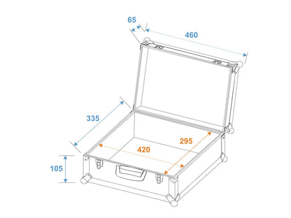 ROADINGER Universal-Koffer-Case FOAM rot