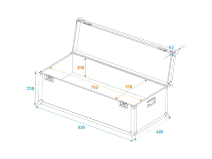 ROADINGER Universal-Transport-Case 80x40x30cm