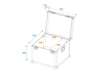 ROADINGER Universal-Transport-Case 40x40cm